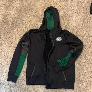 NFL team apparel NY JETS zip up jacket